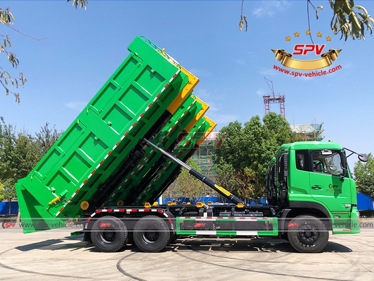20 CBM Hook Loader Garbage Truck Dongfeng - Batch 1 - 4 untis to Africa - RS 20 CBM Hook Loader Garbage Truck Dongfeng - Batch 1 - 4 untis to Africa - RS